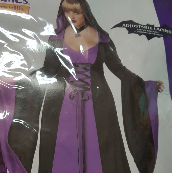 SOLD Halloween Costume - Plus Size Hooded Robe - Picture 3 of 6
